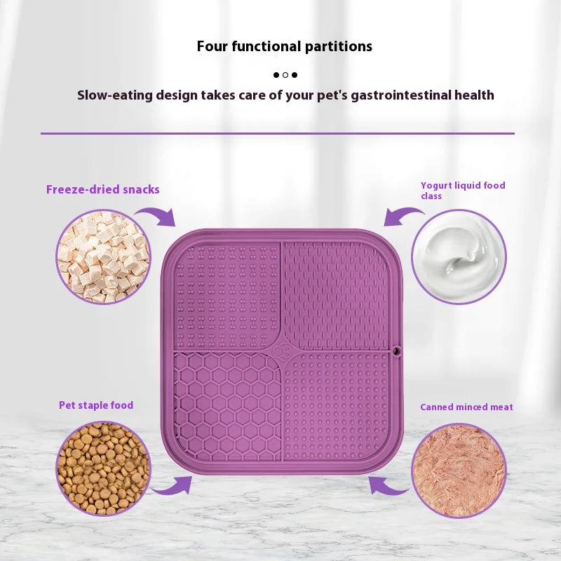 Anti-Choking Slow Feeder Food Mat - Slobberfeast