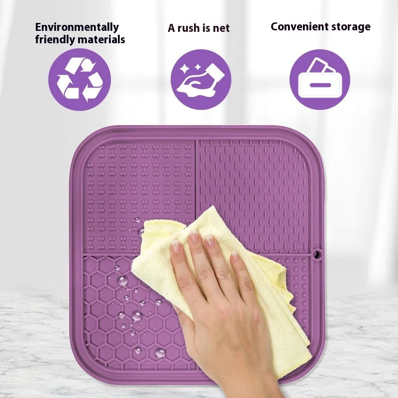 Anti-Choking Slow Feeder Food Mat - Slobberfeast
