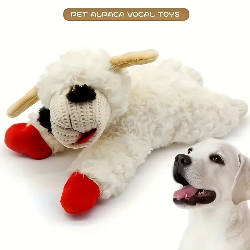 Plush Dog Toy with Squeaker - Slobberfeast