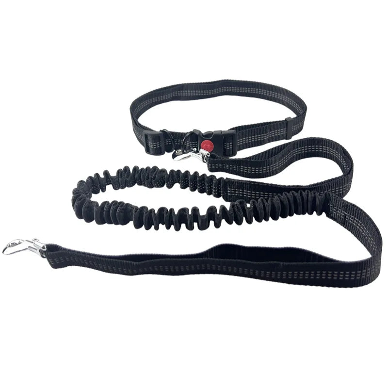 Hands-Free Dog Leash Adjustable Waist Belt with Chest Strap - Slobberfeast