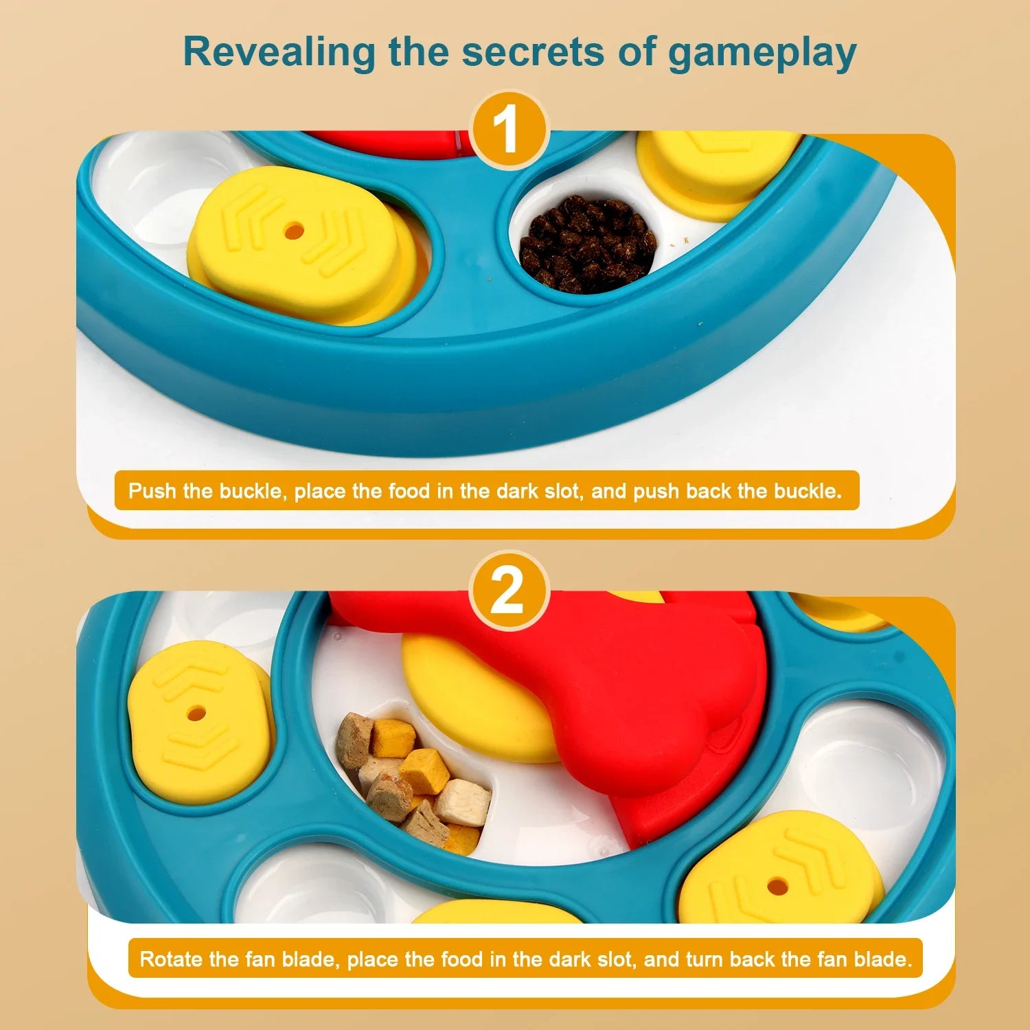 Interactive Slow Feeder & IQ Training Food Dispenser - Slobberfeast