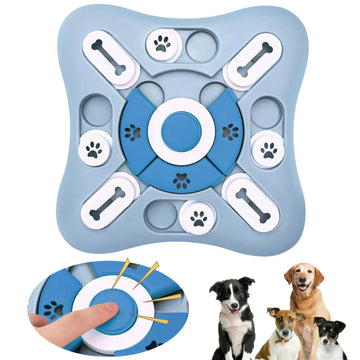Dog Toys Slow Feeder Interactive IQ Food Dispenser - Slobberfeast