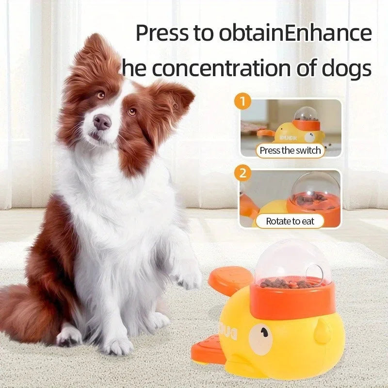 Cartoon Duck Treat Dispenser Toy - Slobberfeast