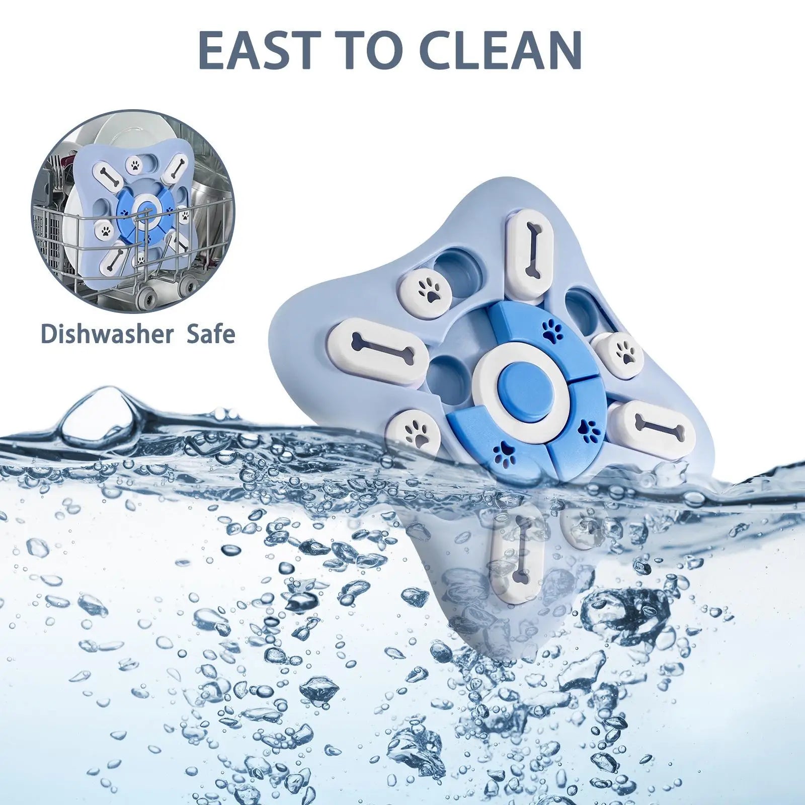 Dog Toys Slow Feeder Interactive IQ Food Dispenser - Slobberfeast