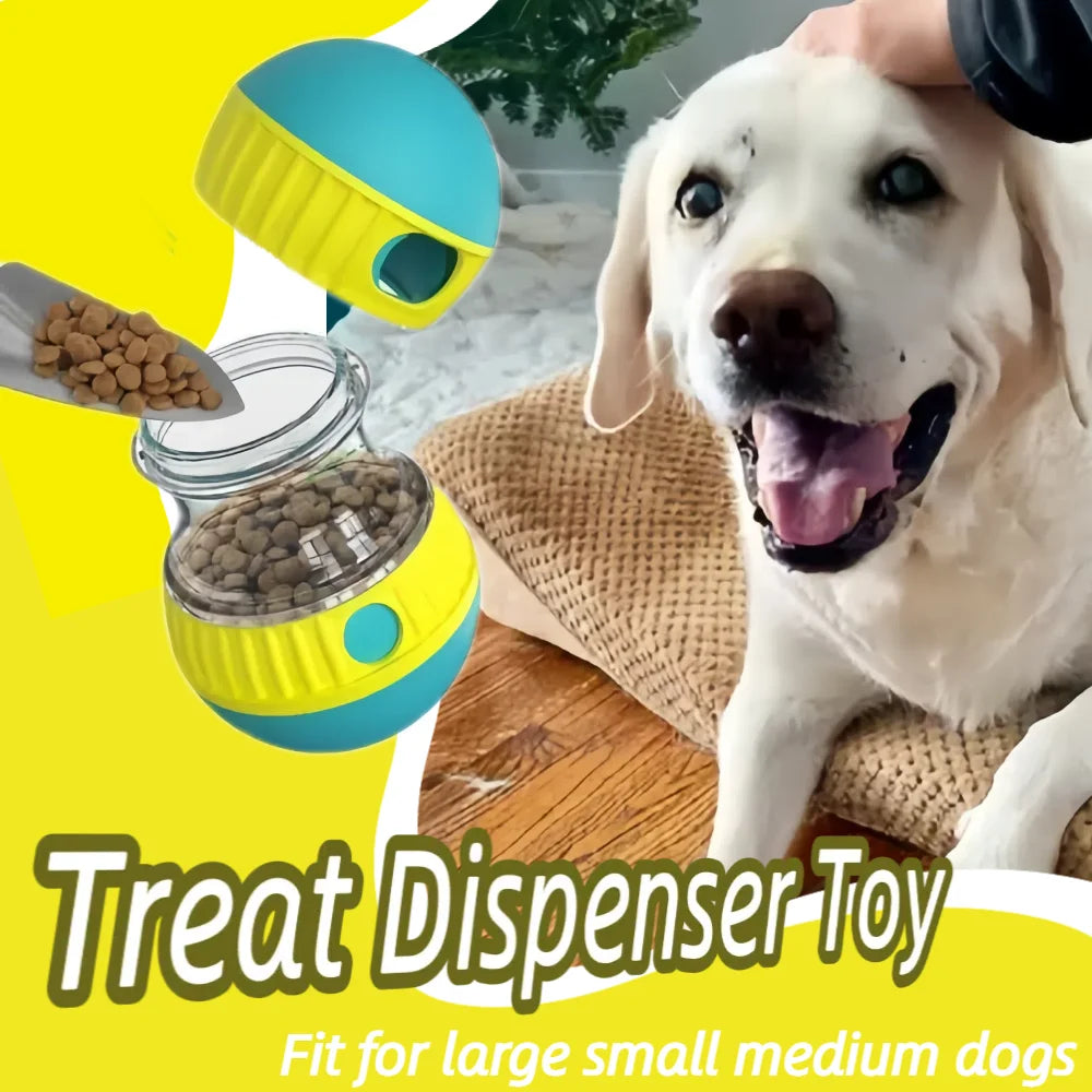 Interactive Food Dispenser & Puzzle Slow Feeder for Pets - Slobberfeast