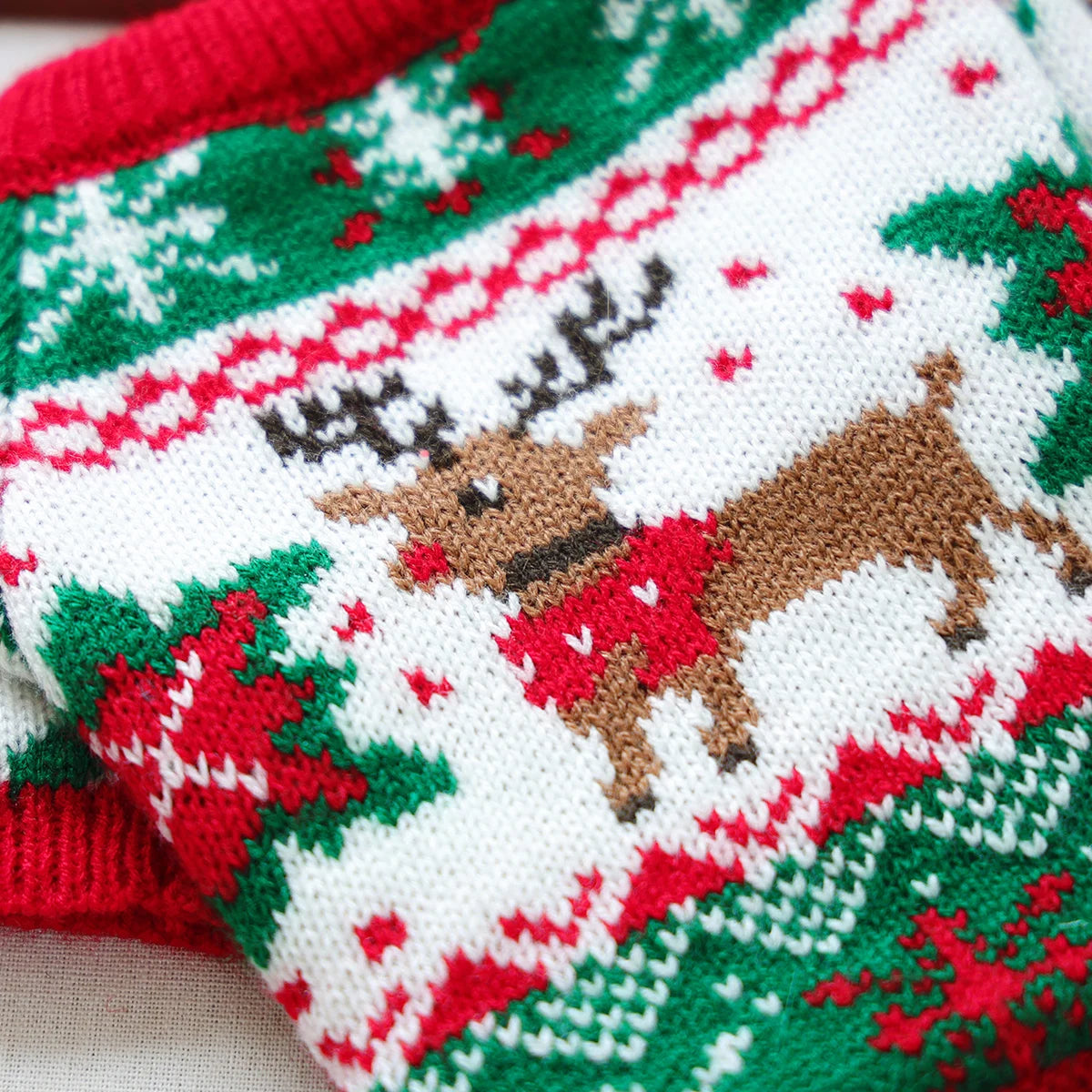 Cute Christmas Rudolph Elk Sweater for Pets - Slobberfeast