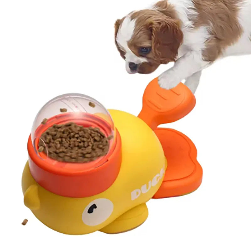 Cartoon Duck Treat Dispenser Toy - Slobberfeast
