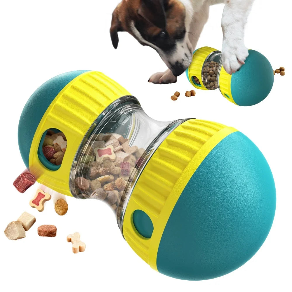 Interactive Food Dispenser & Puzzle Slow Feeder for Pets - Slobberfeast
