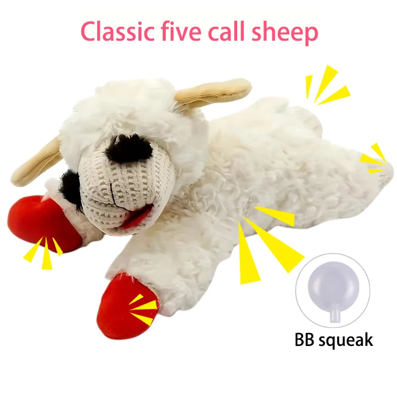 Plush Dog Toy with Squeaker - Slobberfeast