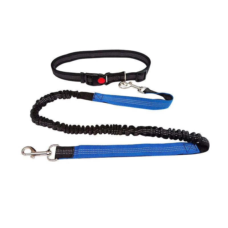 Hands-Free Dog Leash Adjustable Waist Belt with Chest Strap - Slobberfeast