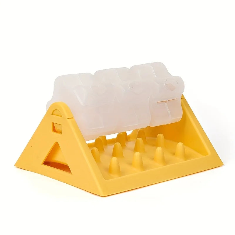 Triangular Slow Feeder for Smart Play & Mealtime Fun